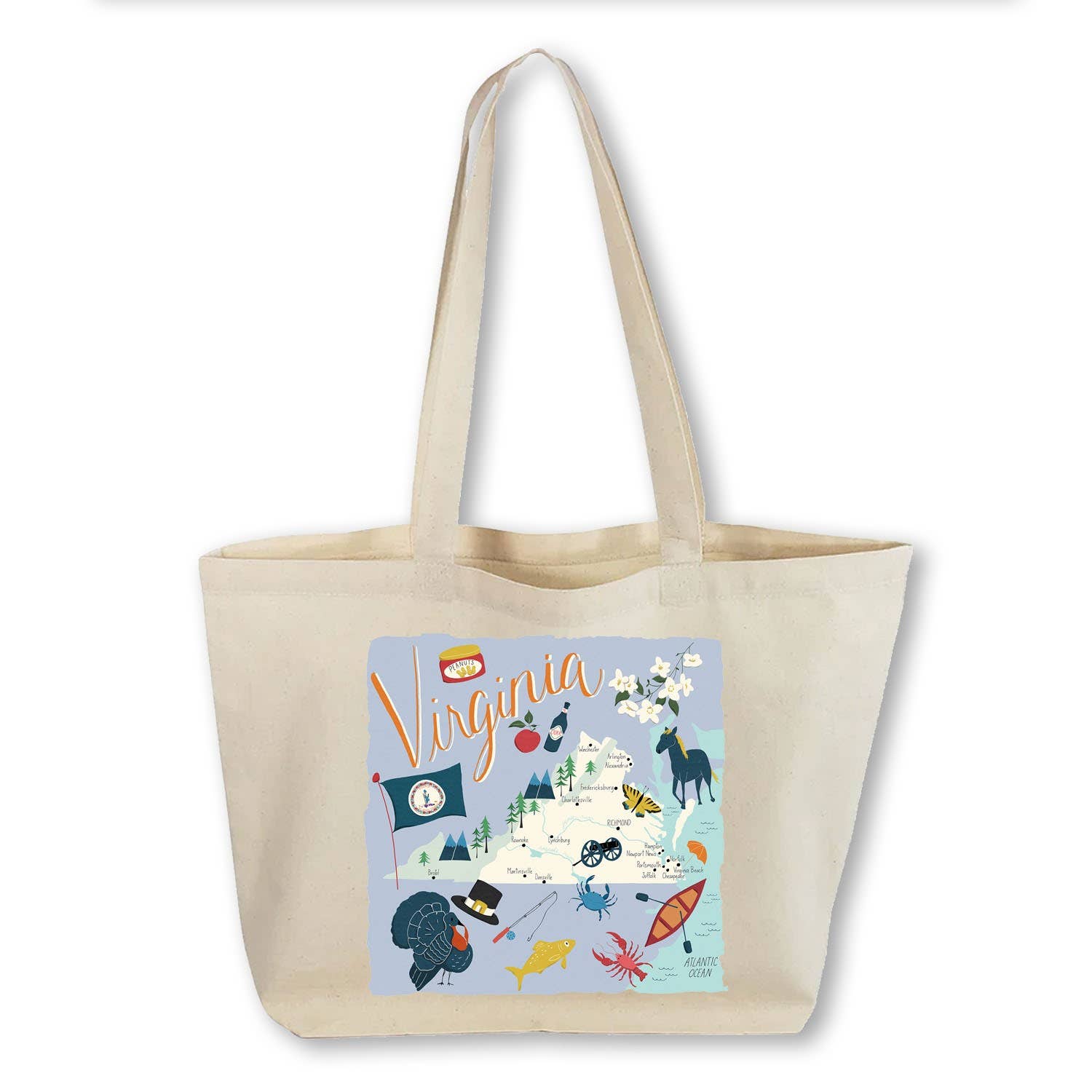 Works of Heart - Wholesale Tote Bag - Unisex - Home State Home: Canvas Totebag44