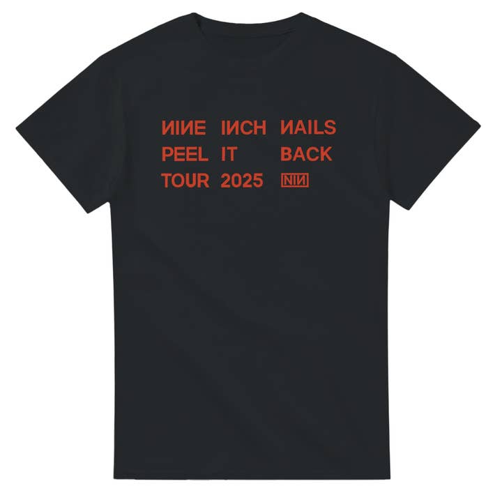Nine Inch Nails Peel It Back Tour 2025 Unisex Crewneck Tee for wholesale by TheKingShirt