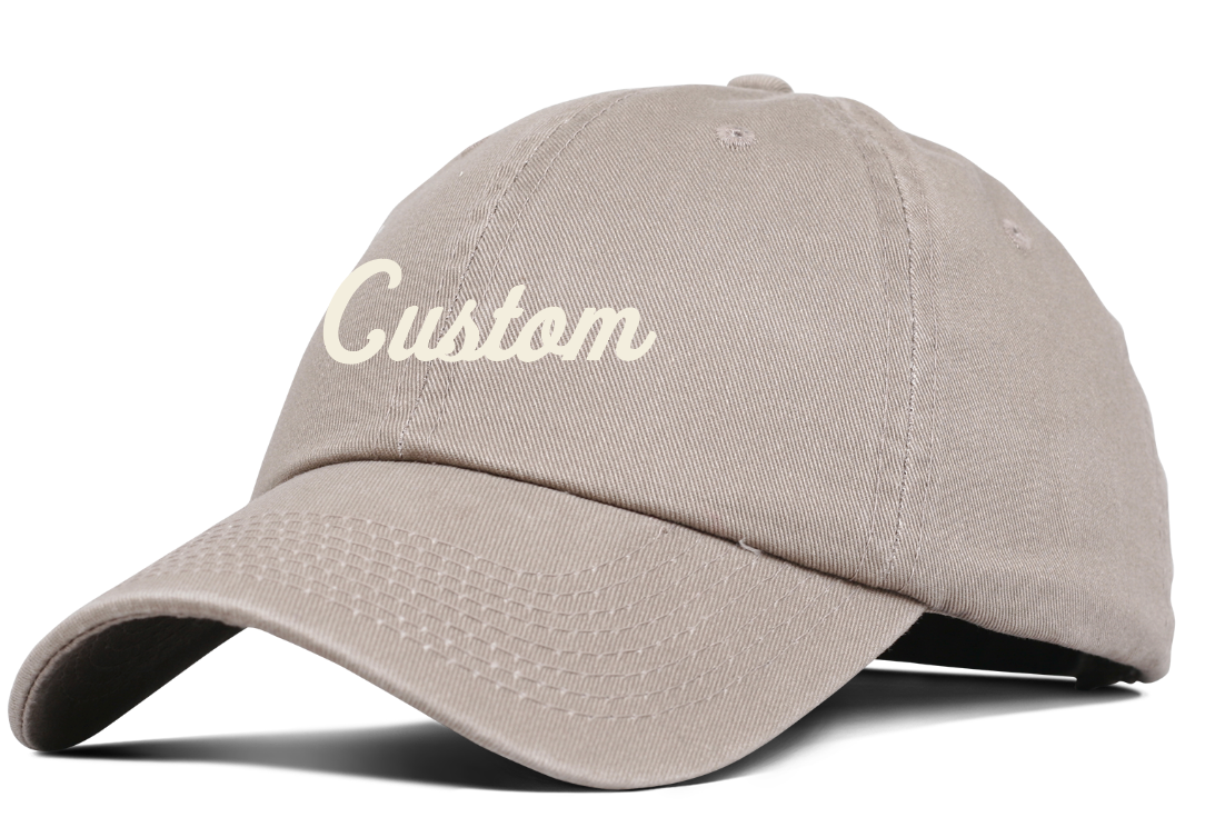 Jupmode - Wholesale Baseball Cap - Unisex - Custom Script Embroidered Dad Hat2