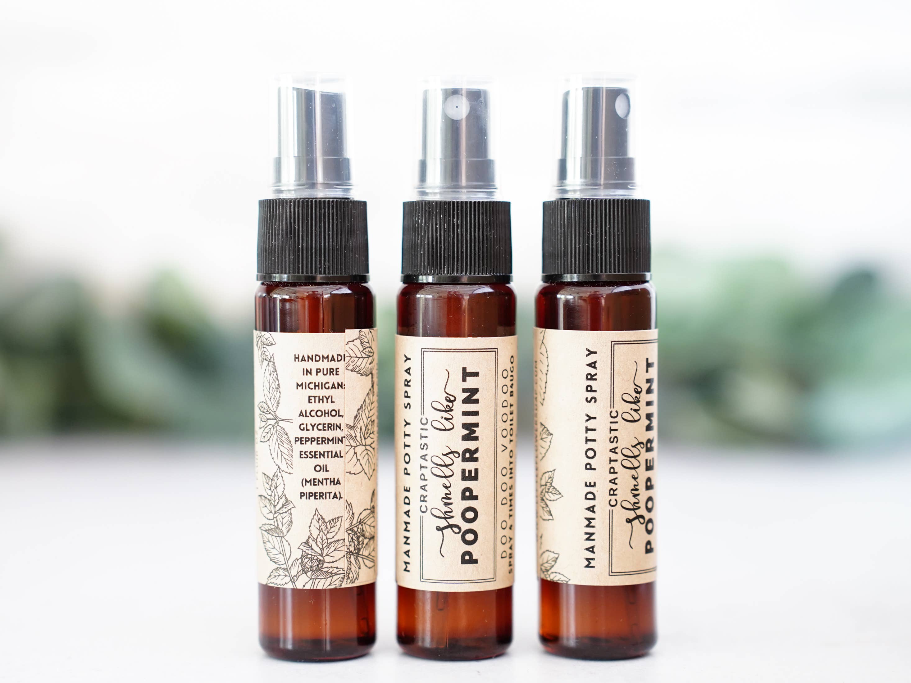 The Little Flower Soap Co - Wholesale Toilet Spray - Toilet Spray - Poopermint1