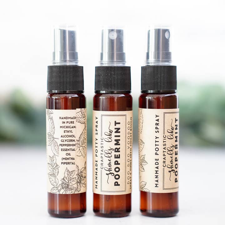 The Little Flower Soap Co - Wholesale Toilet Spray - Toilet Spray - Poopermint1