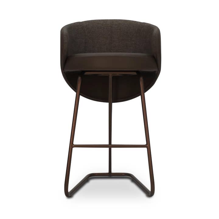 Essence Leather Stool | NUTSHELL for wholesale by Humble Nature