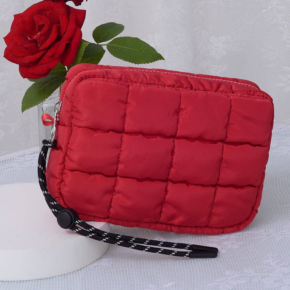 MiMi Wholesale - Wholesale Pouch - Women's - QP008 Nylon Quilted Puffer Clutch/Pouch23
