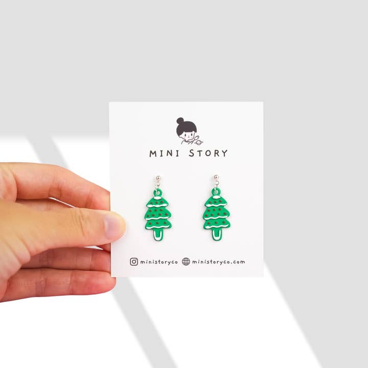 Christmas Dangle Earrings for wholesale by Mini Story Co