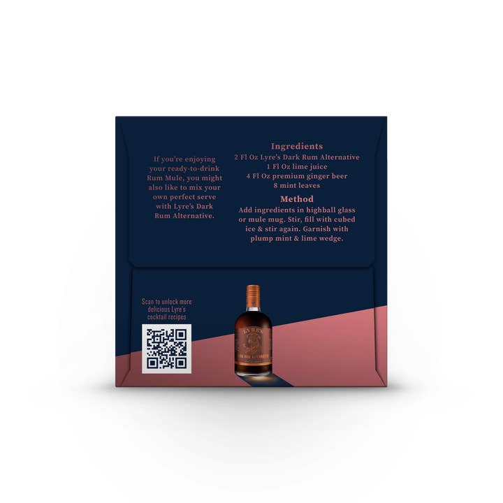 Zepeim - Wholesale Non-Alcoholic Aperitif/Mocktail - Lyre's – Rum Mule RTD (Formerly Dark 'N Spicy)1