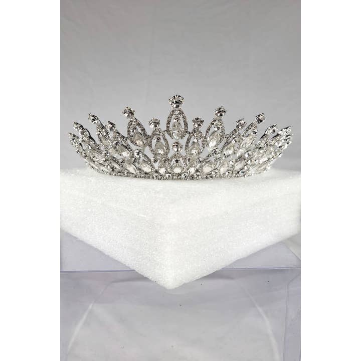 Chicas - Wholesale Tiara - Women's - Tiara with jewel rhinestones, one size fits all HT9746