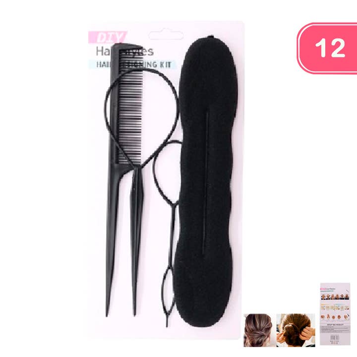 KIT PER FARE LO CHIGNON 12 UNITÀ, AHR 1455 per la vendita all'ingrosso da parte di JOIA ACCESSORIES