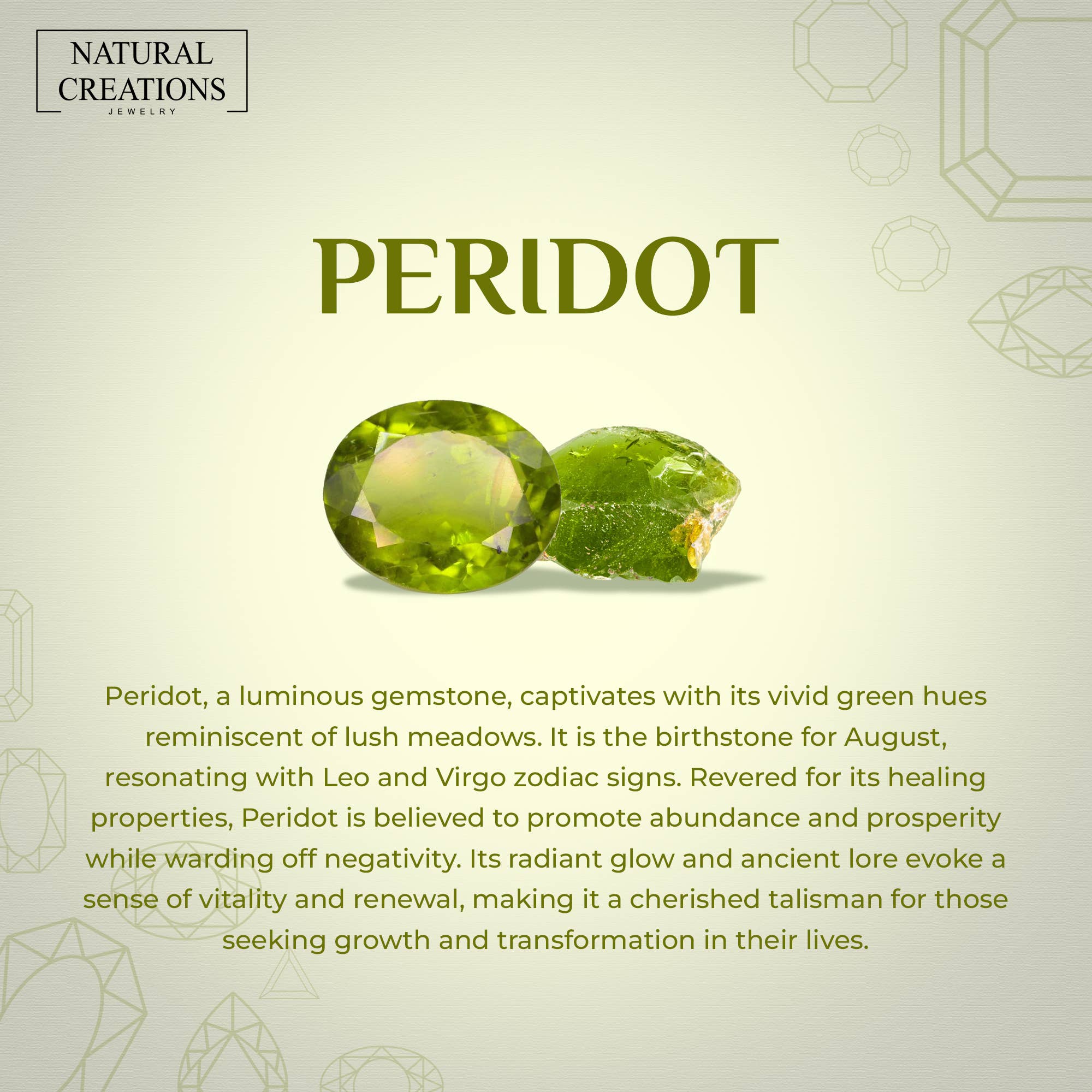 Nature Crafts - Wholesale Ring met een steen/solitaire ring - Stapelbare ringen van natuurlijke peridot voor dames in sterling zilver7