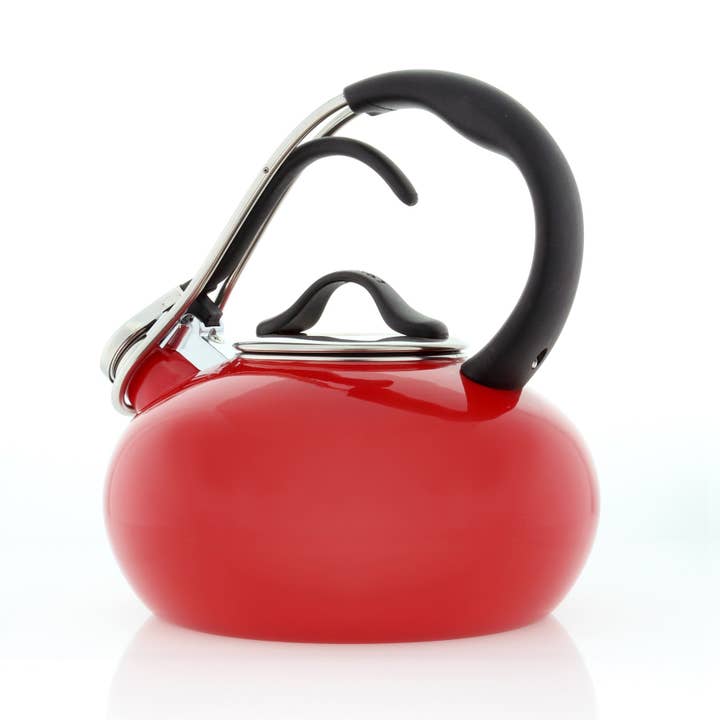 Chantal Cookware - Wholesale Tea Pot - Enamel-on-Steel Classic Loop Teakettle (1.8 Qt.)