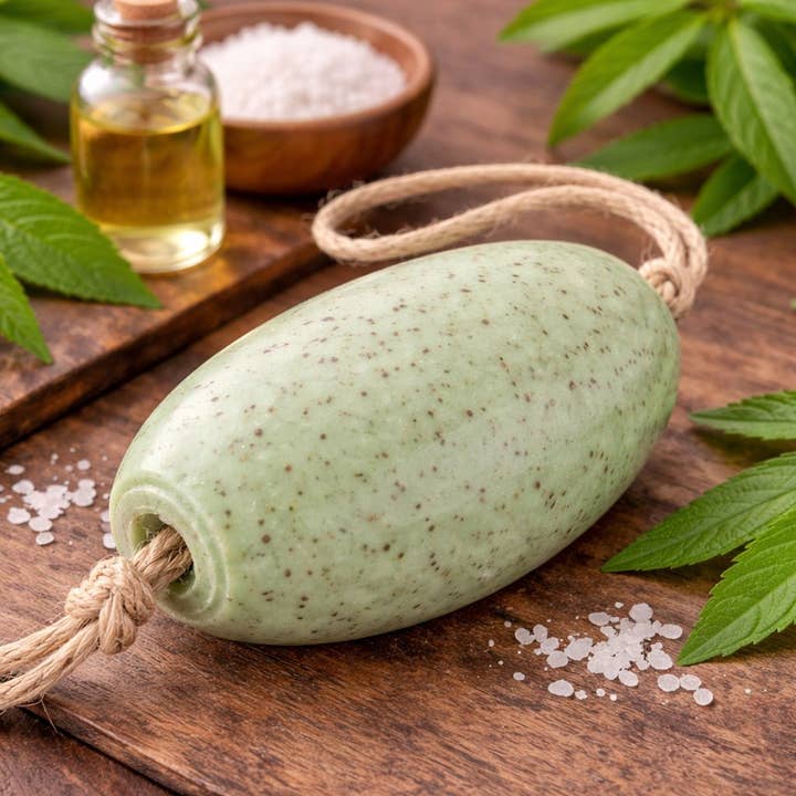 Wandmontierte, drehbare französische Seife – Verveine (Verbene) für den Großhandel von French Soap Wholesale