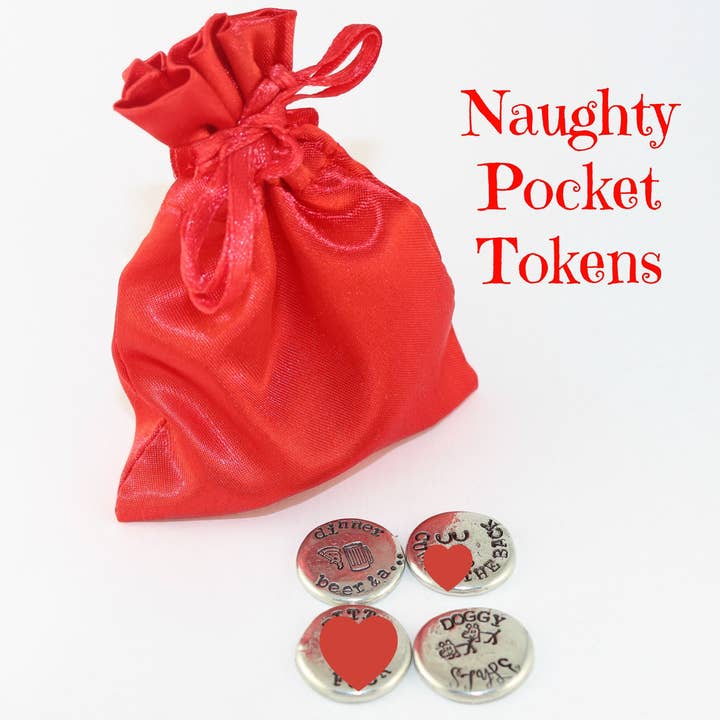 Sexy Pocket Tokens Pack - Valentine's Day Gift for Him for wholesale by The Silver Diva