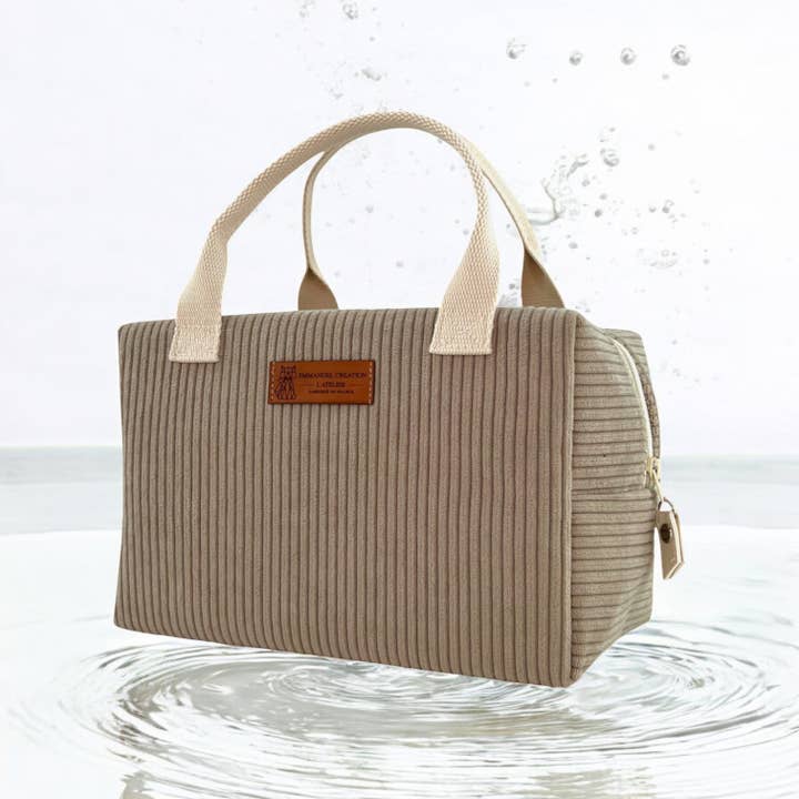 Emmanuel Création - Wholesale Cooler/Cooler Bag - Pack of 12 Ice Cube S insulated bags, "Corduroy"13