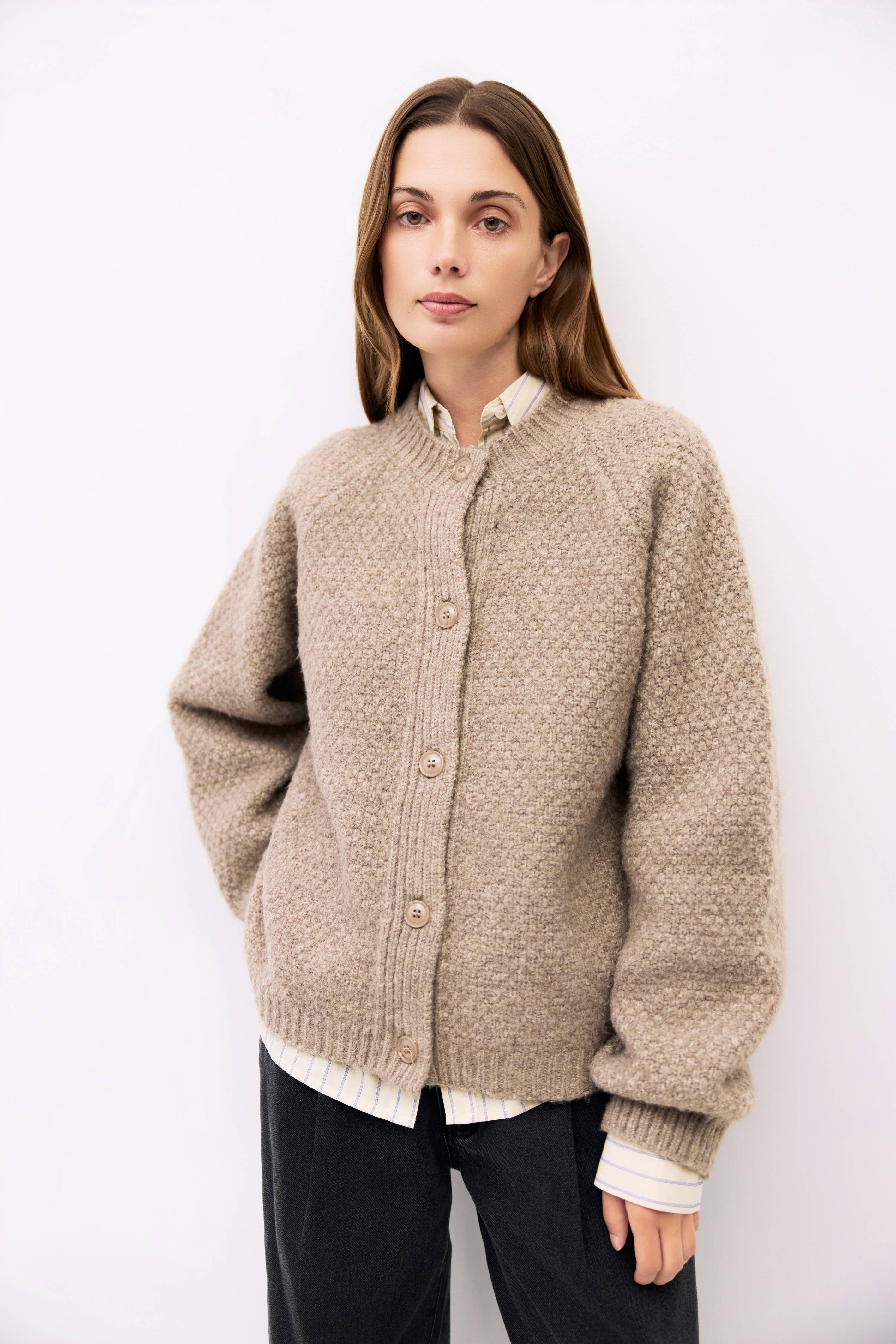MOD REF - Wholesale Cardigan - Women's - The Juna Cardigan | Weave Sweater Cardigan0