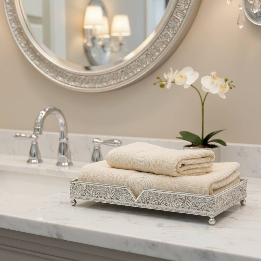 OLIVIA RIEGEL – wholesale Napkin holder – Windsor Guest Towel Holder | Napkin Holder |  |1