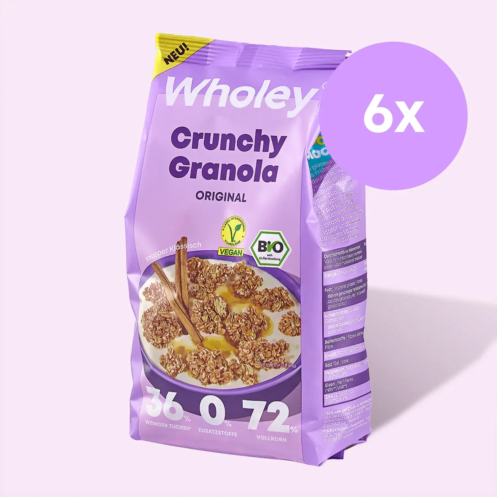 Wholey Organics - Wholesale Granola - Crunchy granola - original0