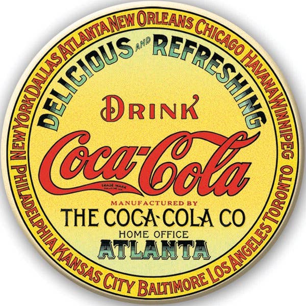 Magnete: COKE - Etichetta rotonda per la vendita all'ingrosso da parte di Desperate Enterprises