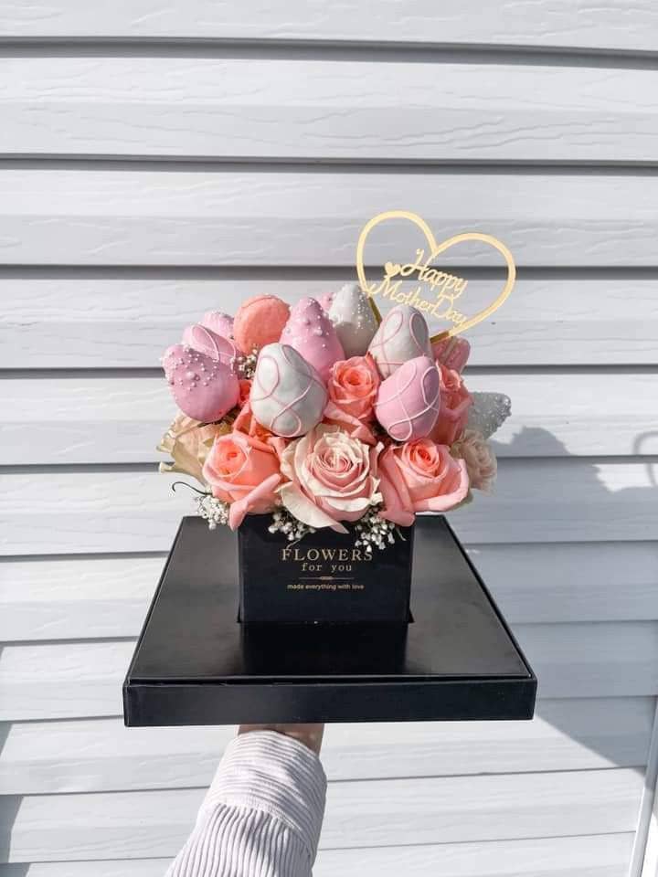 Elegant Design Supply - Wholesale Gift Box - Square Clear Transparent PVC Flower Box with Lid and Base15