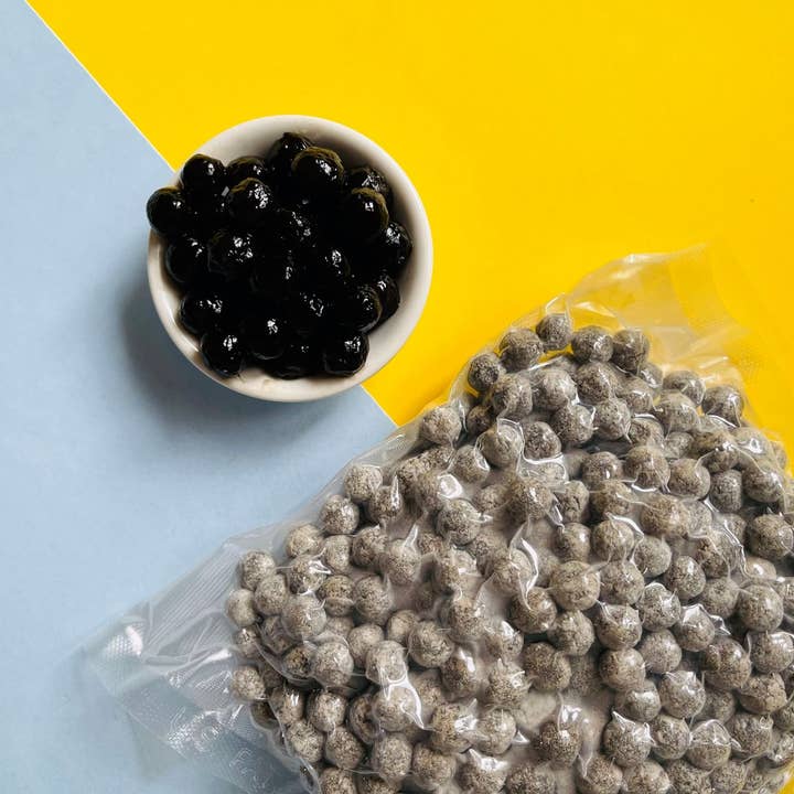 Bauble Boba - Wholesale DIY Drink Kit - Bubble Tea Toppings: 5 Min Black Sugar Boba Pearls1