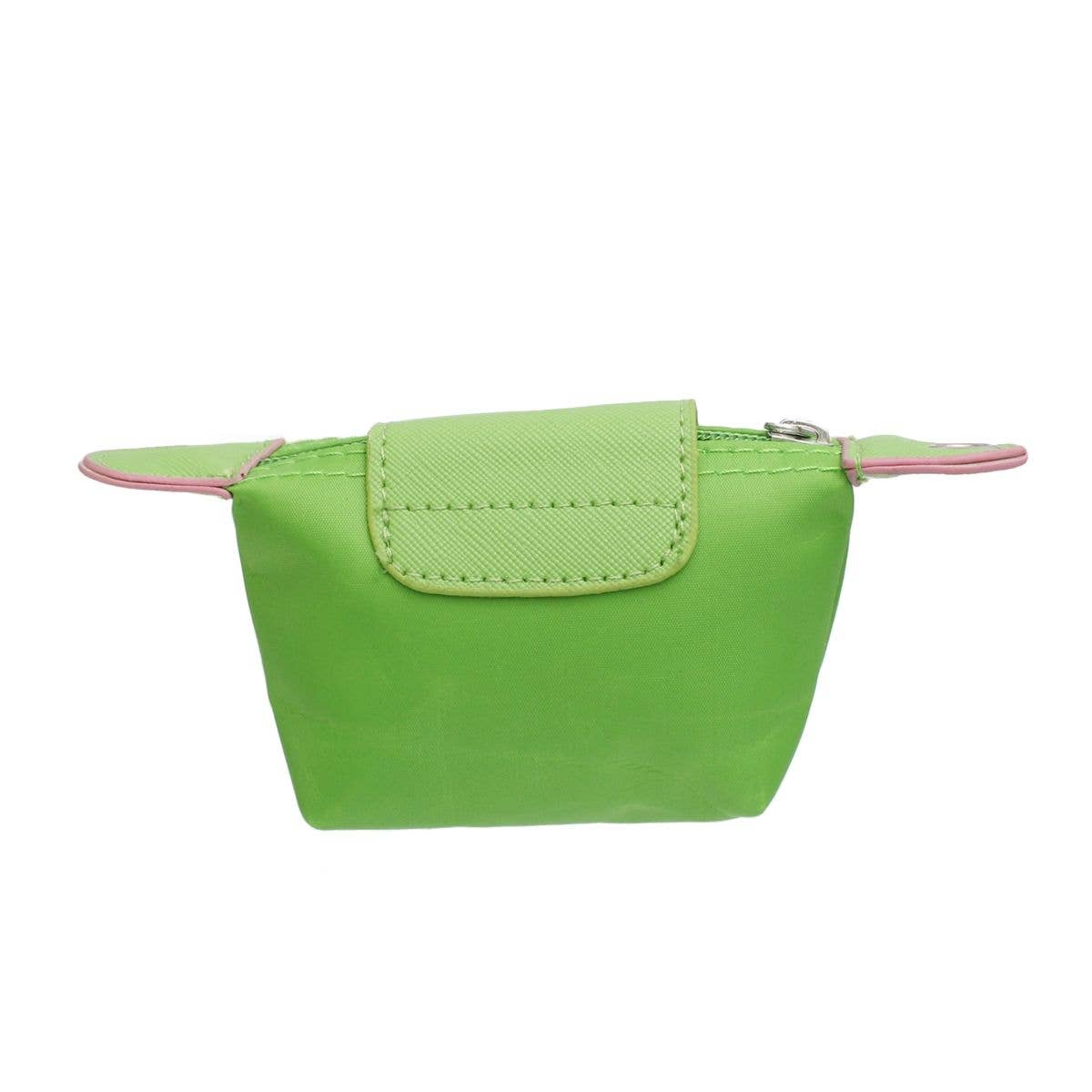 AKA Sorority Green Nylon Wristlet Strap Mini Pouch for wholesale on Faire3