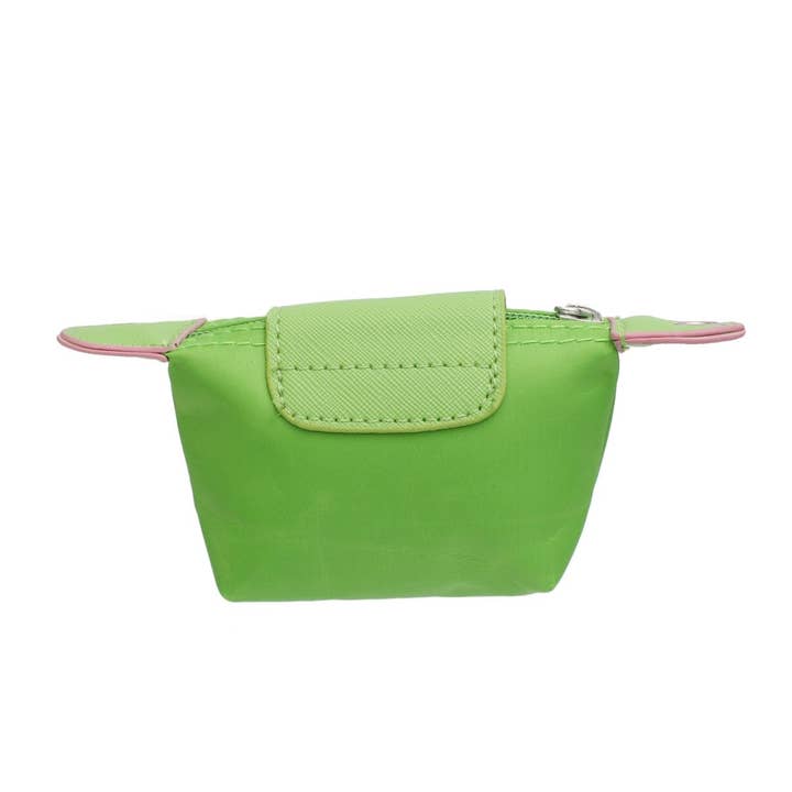 AKA Sorority Green Nylon Wristlet Strap Mini Pouch for wholesale on Faire3