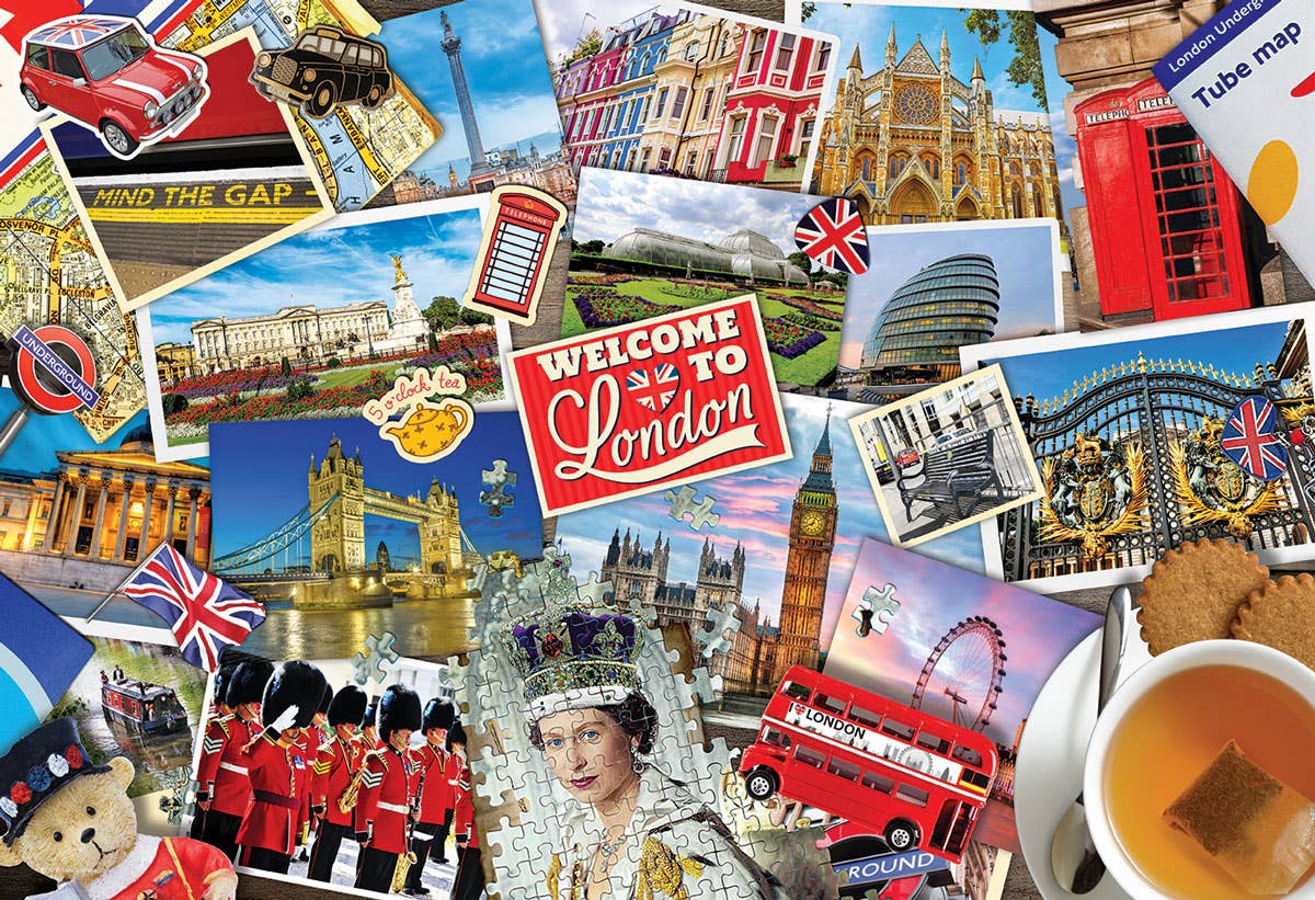 Eurographics Puzzles USA - Wholesale Puzzle - Adult - London Bus Tin1