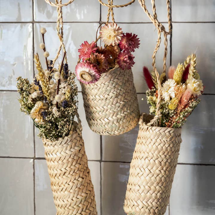 Bohemia Design - Wholesale Hanging Planter - Slim Hanging Dried Flower Baskets