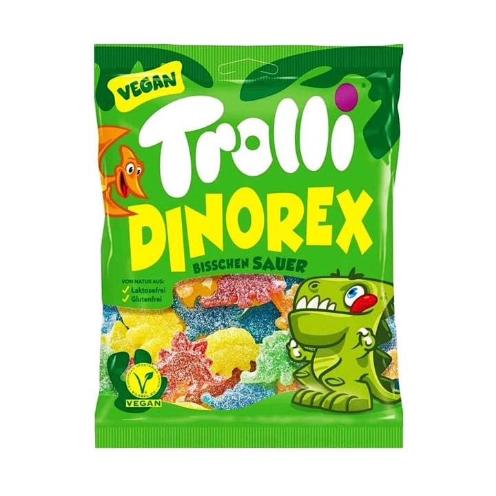 Trolli Dinorex (Germany) 150g, 21 ct. *** BBD: 4/22/26 for wholesale by Snack Daddy