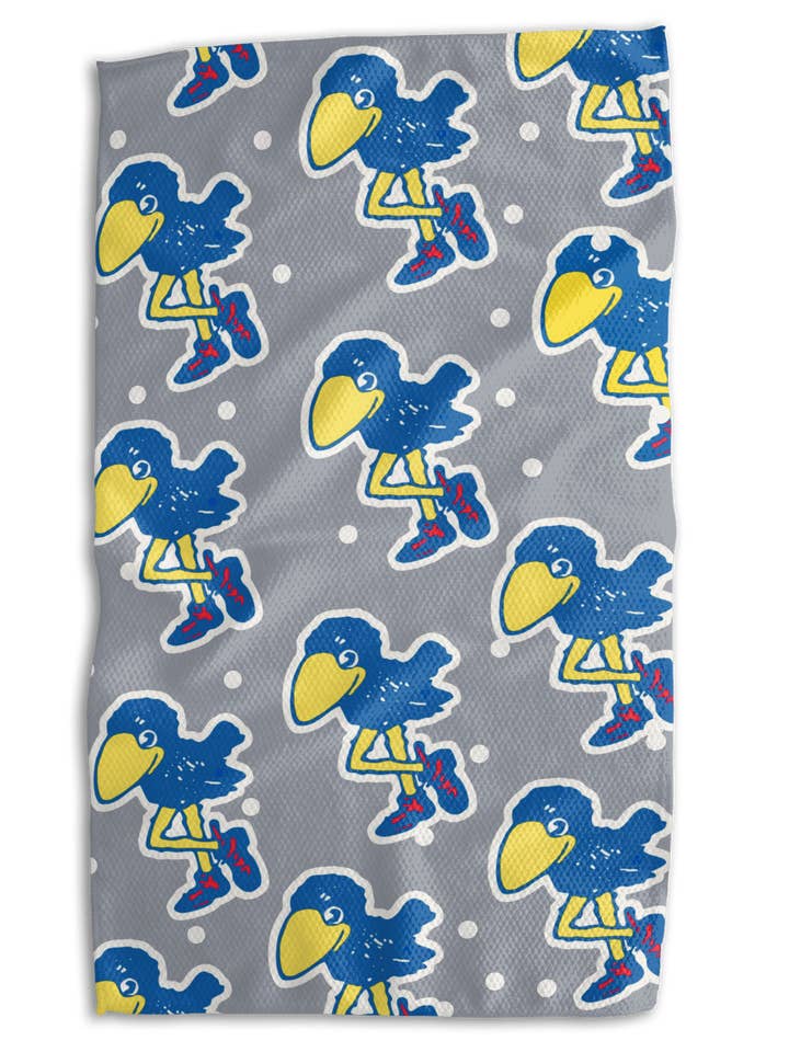 Serviette Double-Face Cheeky Bird 3 18x30 Travaillez-plus-dur pour la vente par Absorb-Lumen