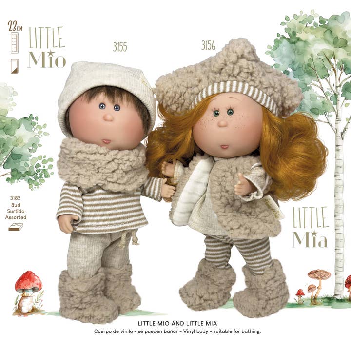 Nines Artesanals d'Onil Dolls - Venta al por mayor Muñeca - Niños - MUÑECA LITTLE MIA FOREST