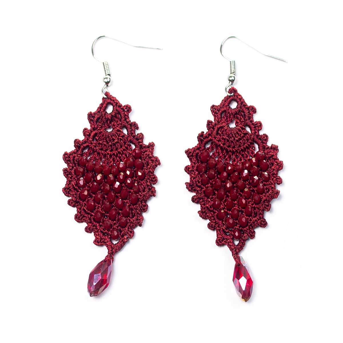Silk Wool and Bijoux - Wholesale Dangle Earrings - FCE002 Sole Earrings1