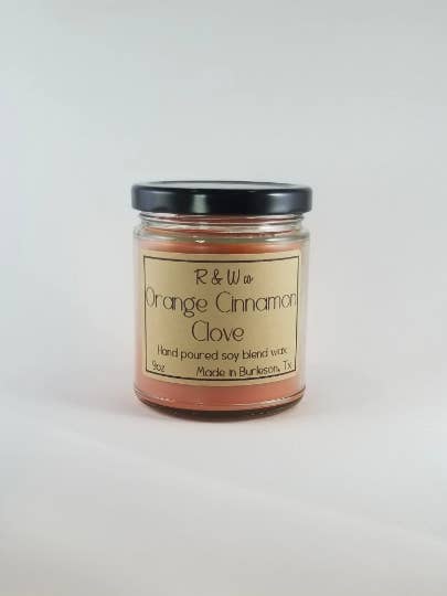 Velas de canela y naranja para venta al por mayor de R&W Company LLC