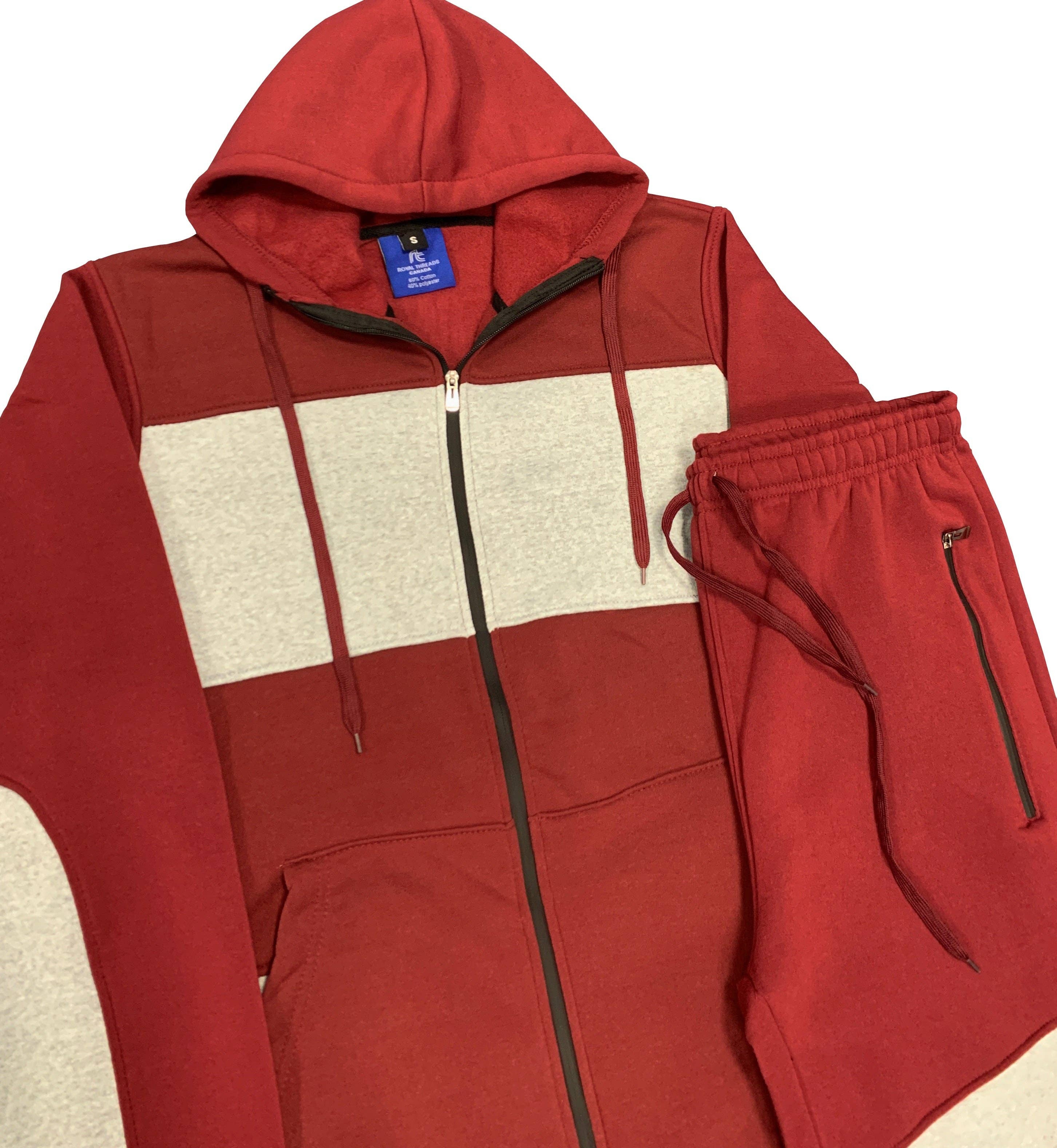 Royal Threads - Wholesale Tracksuit - Men's - Men’s Full Sweatsuit Cloud Fleece Sweat jacket with Warm winter Sweat pants Matching Suit Outfit2