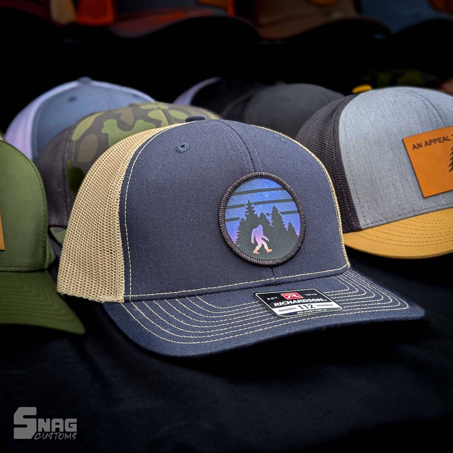 Snag Customs - Wholesale Trucker Hat - Unisex - Custom Dye Sublimation Patch Trucker Hats - Bulk2