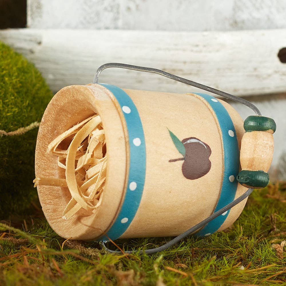 Factory Direct Craft - Wholesale Decorative Tabletop Object - Old Fashion Miniature Wood Bucket 3