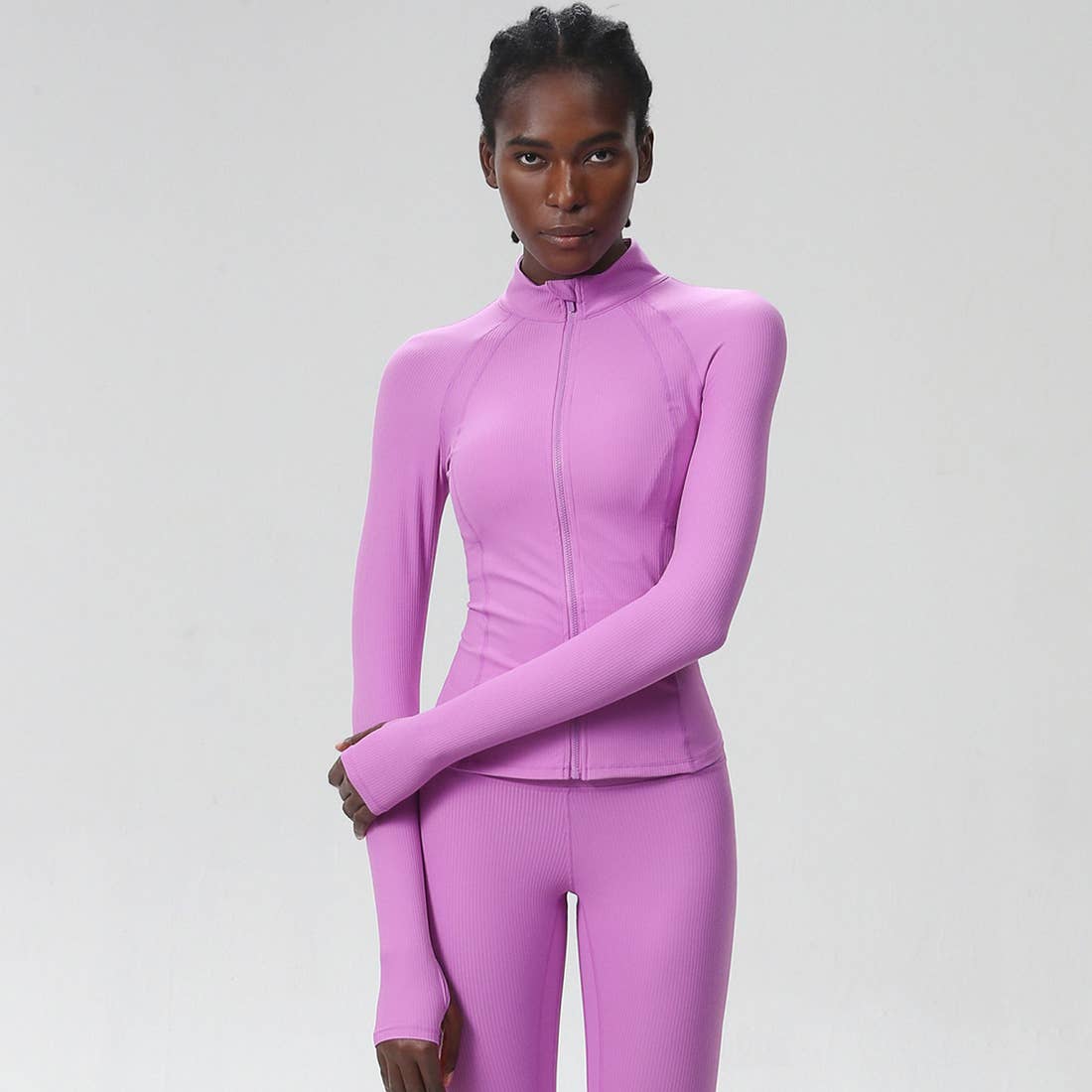 Sodalemon – wholesale Sportjacka - Dam – Damjacka med hög krage och midjeformande funktion för yoga och löpning14