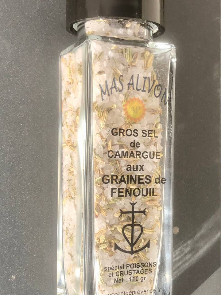 FINOCCHIETTO MACINATO A GRANA GROSSA DELLA CAMARGUE 100GR per la vendita all'ingrosso da parte di ACCENT DE PROVENCE