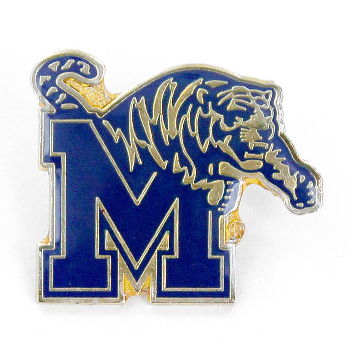 NCAA Memphis Tigers Team Logo Pin for wholesale by Aminco USA