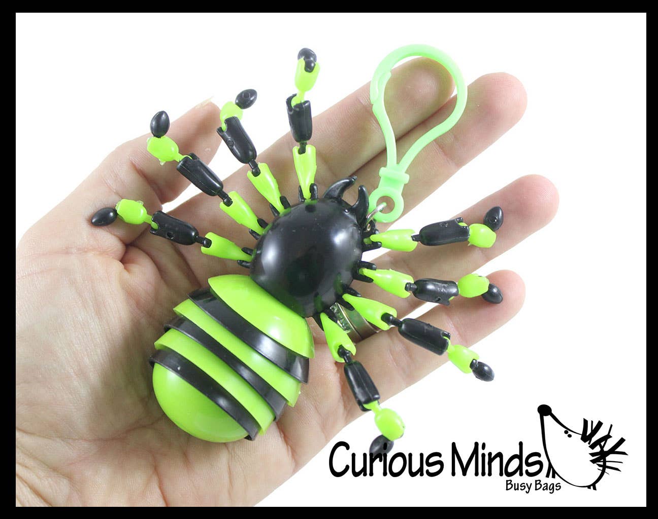 Curious Minds Toys - Wholesale Fidgetspeelgoed - Kinderen - 1 Wiggle Spider Fidget - Wiggle Articulated Jointed Moving H6