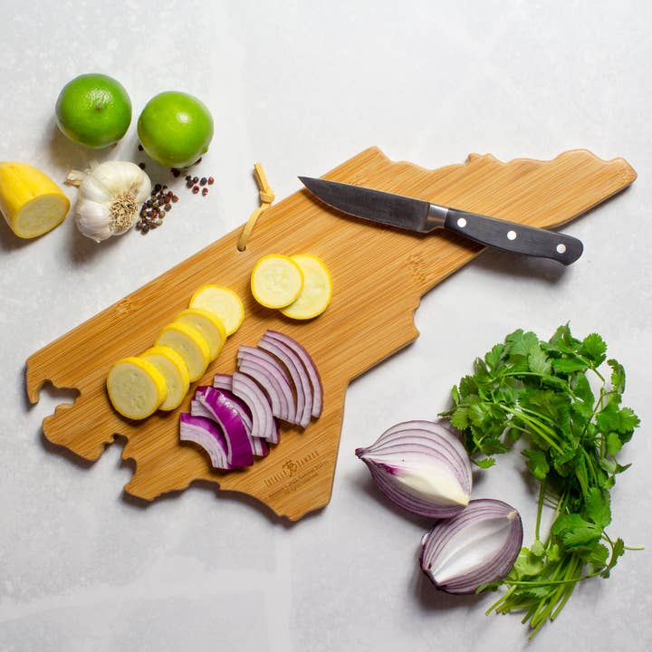 Totally Bamboo - Wholesale Cutting Board - North Carolina Cutting Board with Artwork by Summer Stokes