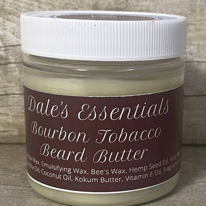 Dale's Essentials Bourbon Beard Butter for wholesale by Dales Handmade Soaps & More
