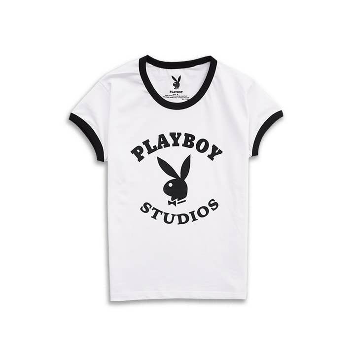 Playboy Studios Ringer-T-Shirt für den Großhandel von PLAYBOY
