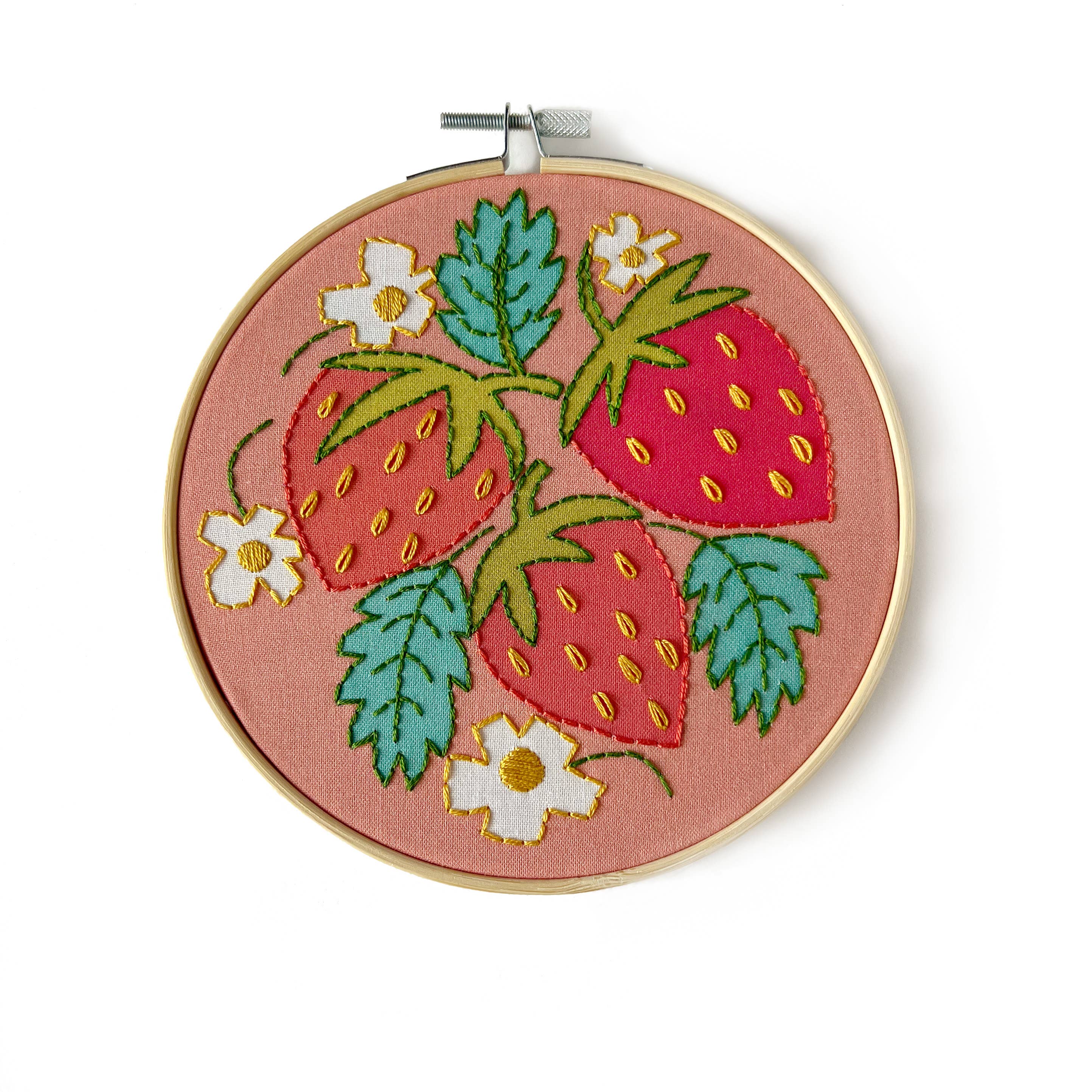 Rikrack - Wholesale Embroidery/Cross Stitch Supplies - Strawberries Embroidery Kit4
