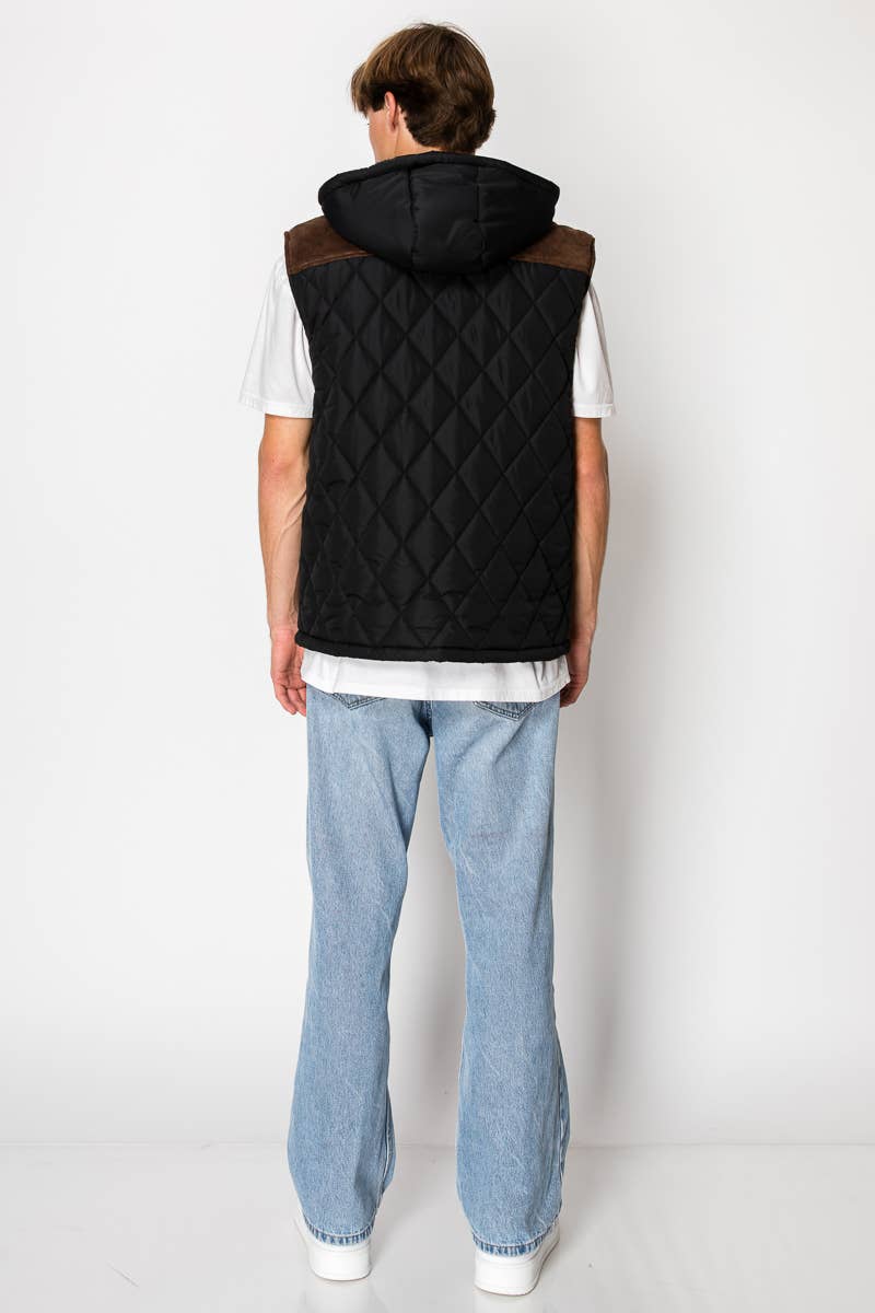 3 COULEURS DANS UN PACK Gilet homme doublé sherpa V4270 en vente sur Faire14