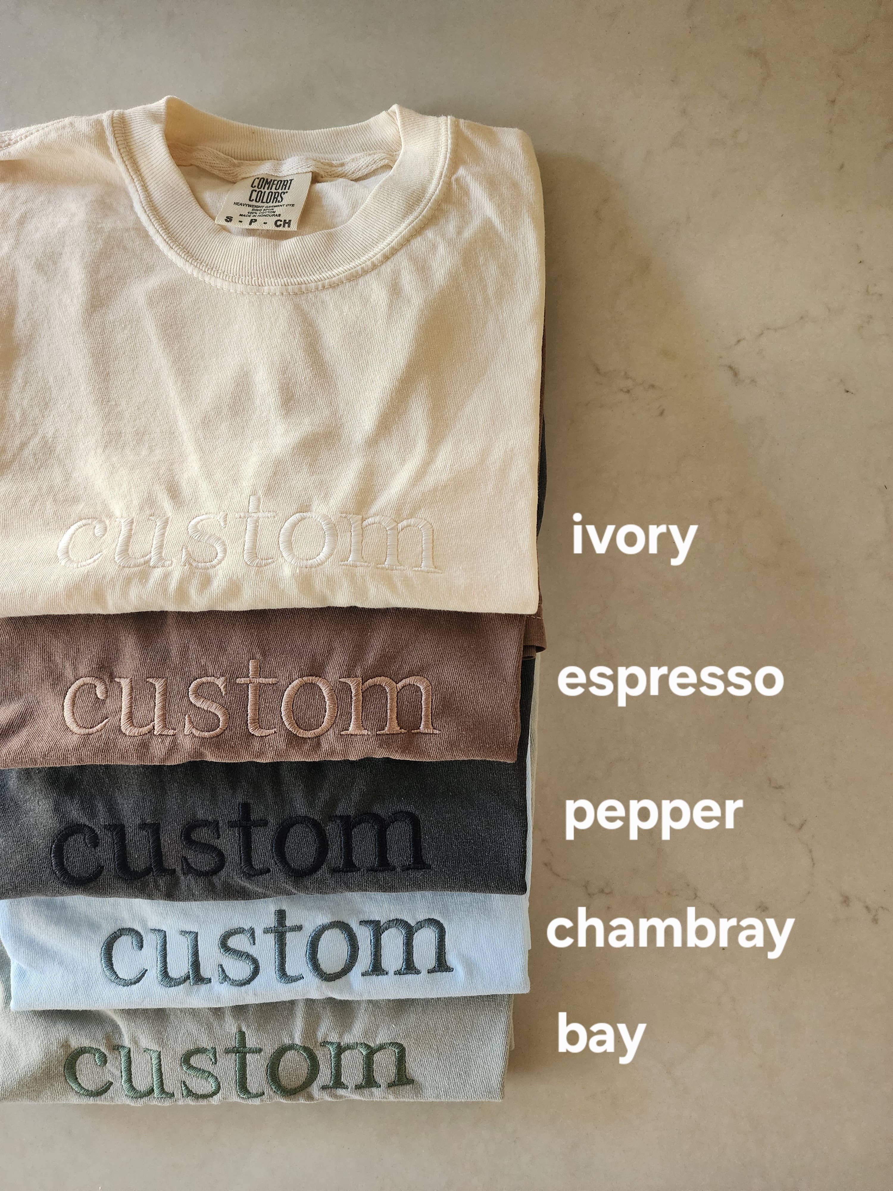 Coffee and Chaos Apparel - Wholesale Sweatshirt - Women's - Custom embroidered short sleeve t-shirt5