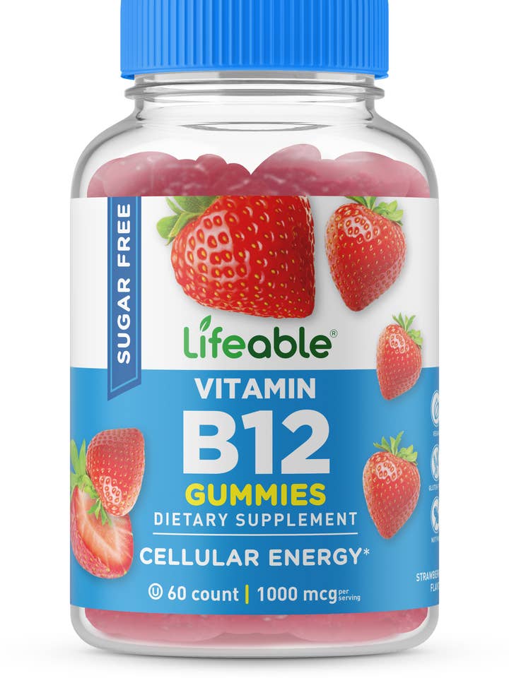 Lifeable Zuckerfreies Vitamin B12 1.000 mcg Gummibärchen für den Großhandel von Lifeable