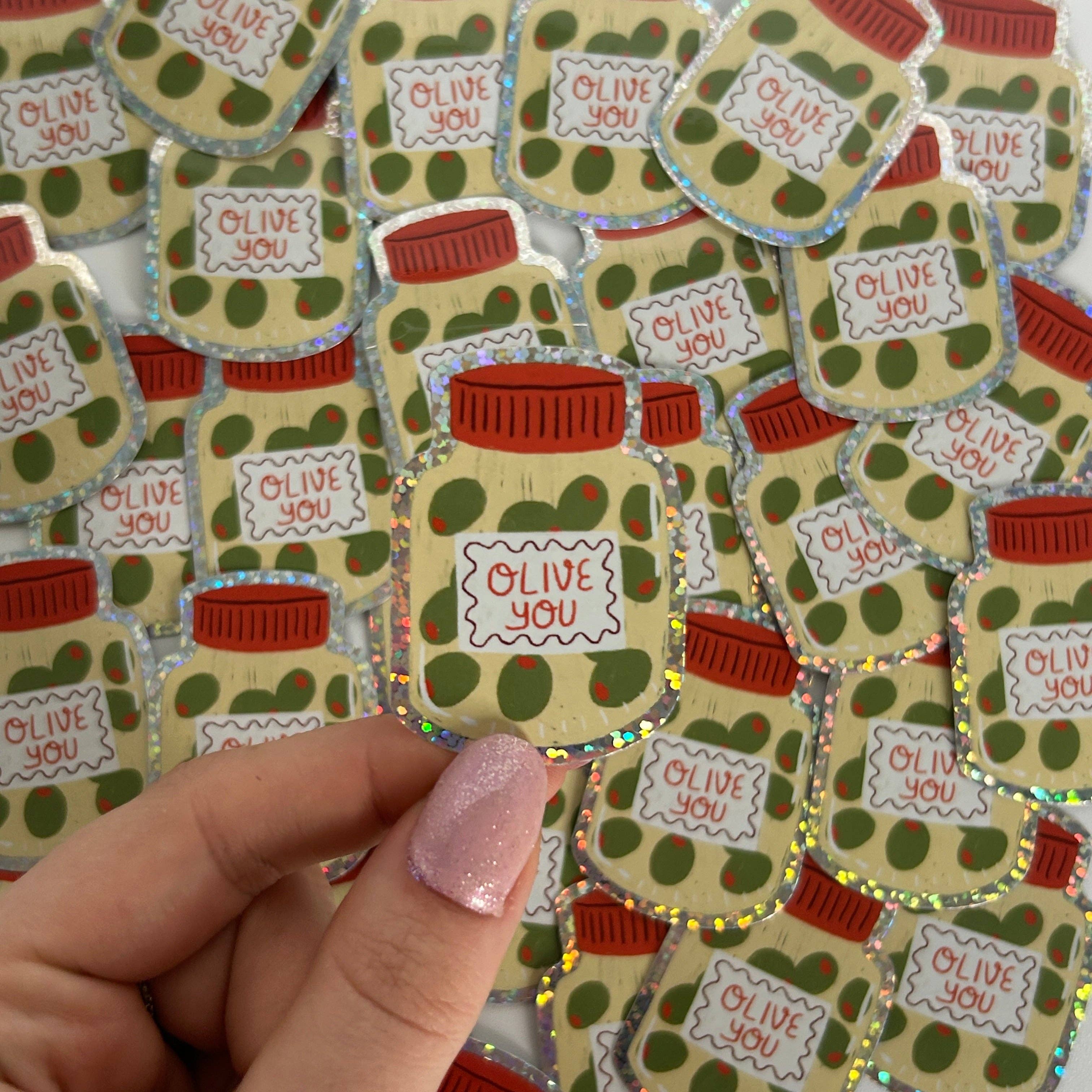 Nany Craft Shop - Wholesale Sticker - Sticker Olive You0