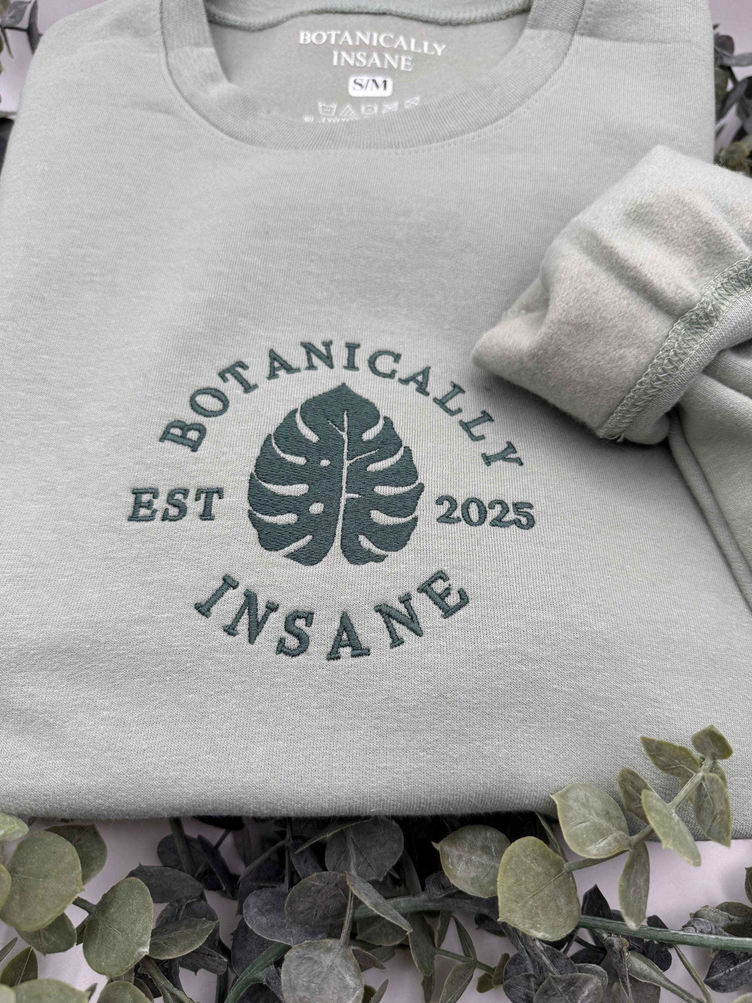 Botanically Insane - Wholesale Sweatshirt - Unisex - Botanically Insane™ Embroidered Crewneck Sweatshirt7