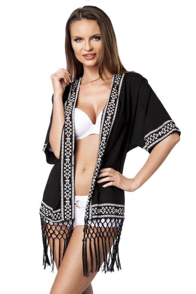 black white kimono for wholesale on Faire0