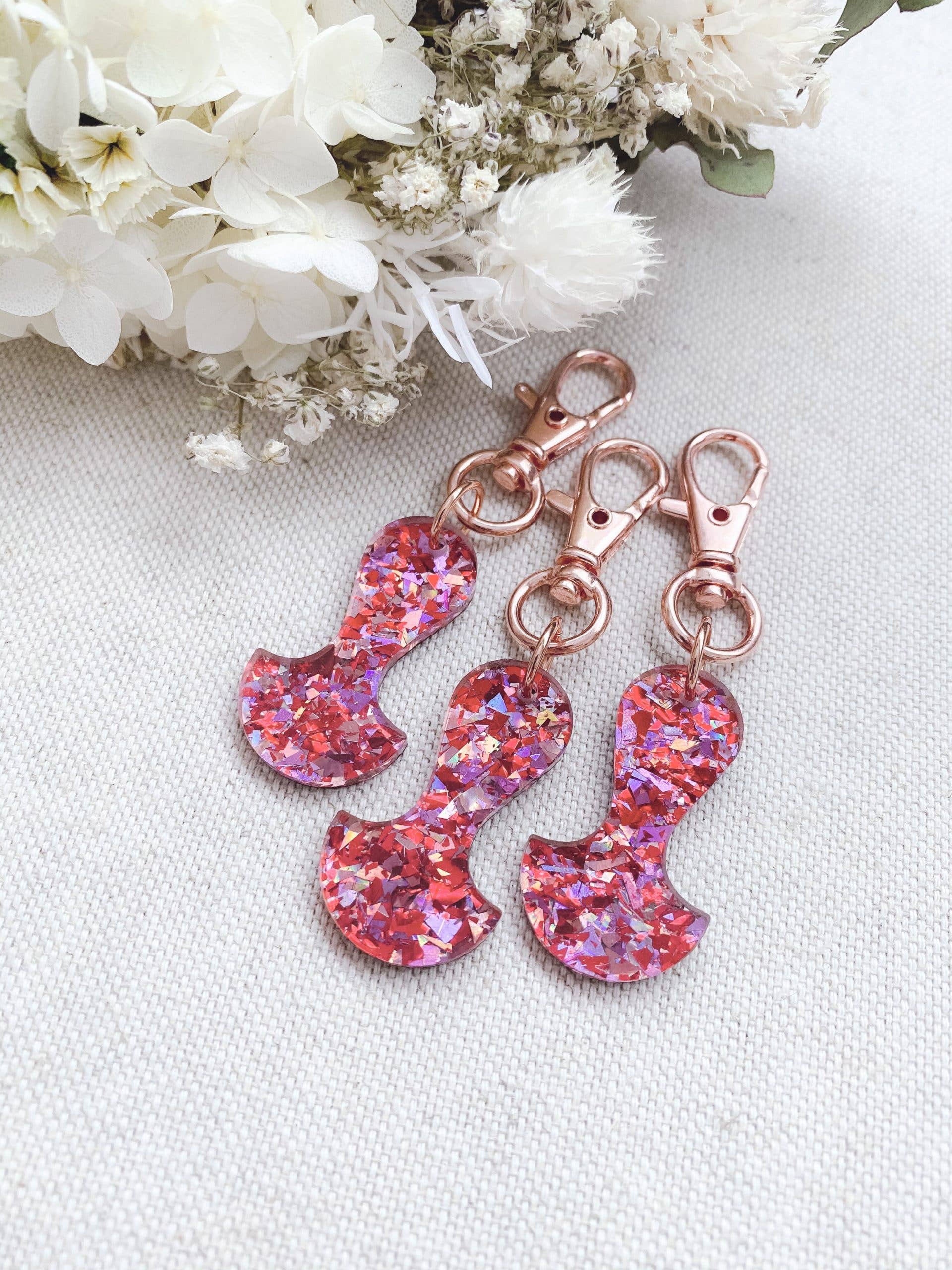 Chuckle & Wood - Wholesale Keychain – Women's - Trolley Tokens - Glitter5