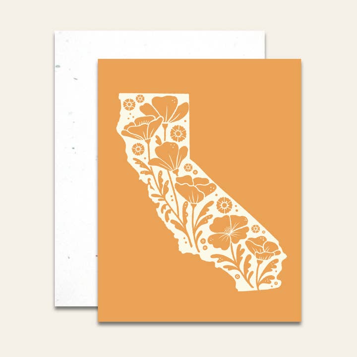 Golden State | Greeting Card for wholesale by Hollis Callas